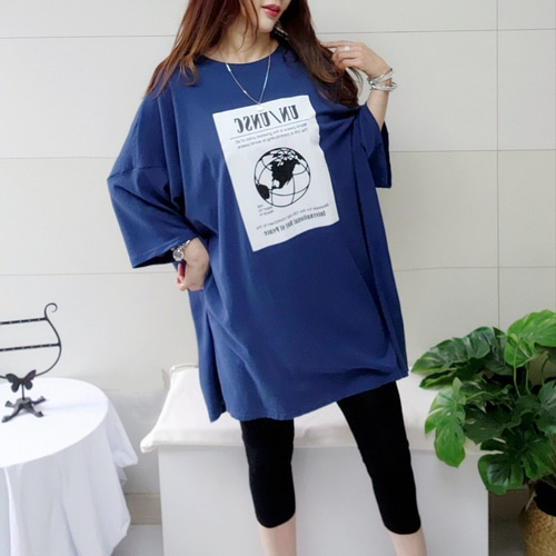 (국산면원단/국내자체생산) ON3005 지구나염 4XL 빅박스 원피스 20대30대여성의류 - 상세 이미지 3