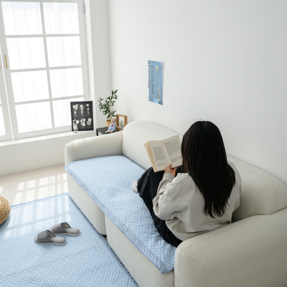 휴비스 듀라론 100% 냉감 쇼파 매트 패드