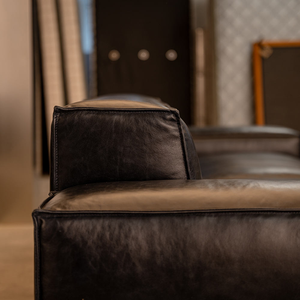 옐로우라이트 PH 27 이태리 내추럴 통가죽 천연면피 전체가죽 모듈소파 A+A기본형