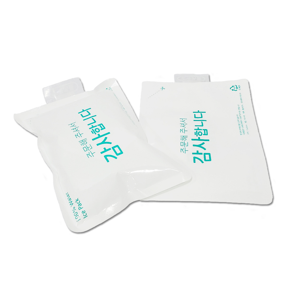 택배용 식품용 반제품 아이스팩 물100% 15x20 100매