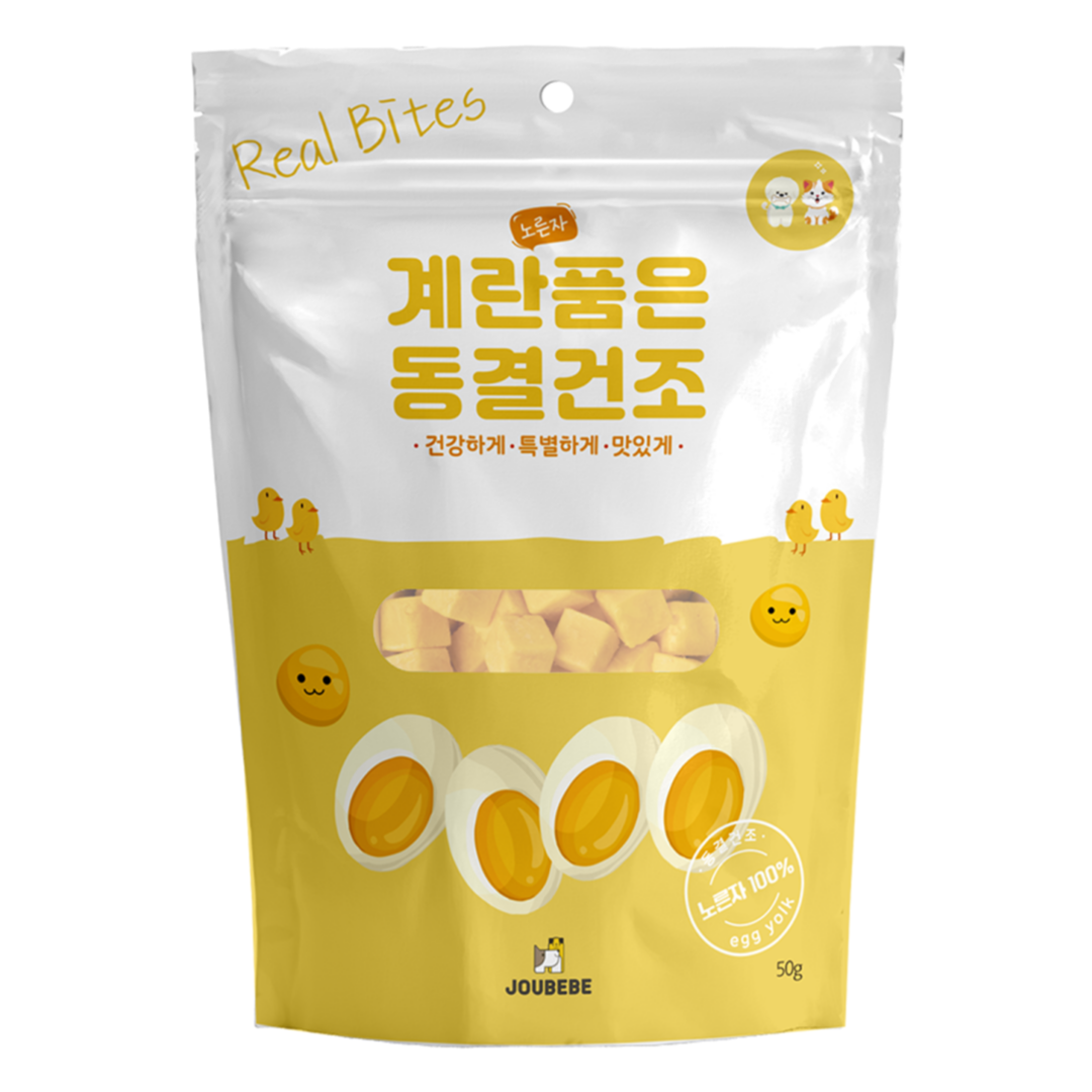 주베베 고양이 바삭 동결트릿 계란노른자품은 동결건조, 50g, 1개 - 메인 이미지