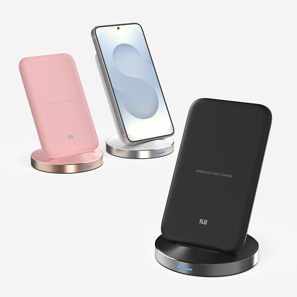 15W 고속 무선충전기 WC810 핑크