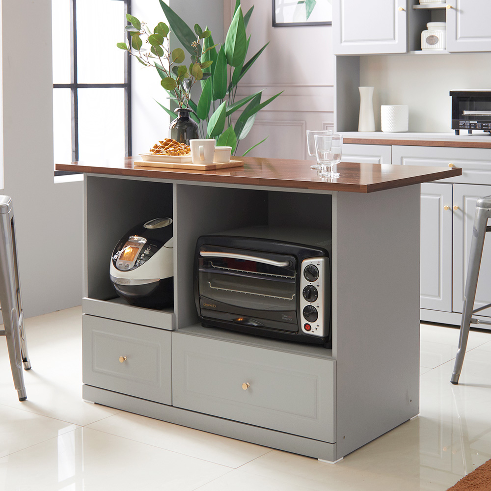 장인가구 다이닝 아일랜드 식탁(광파렌지대형)