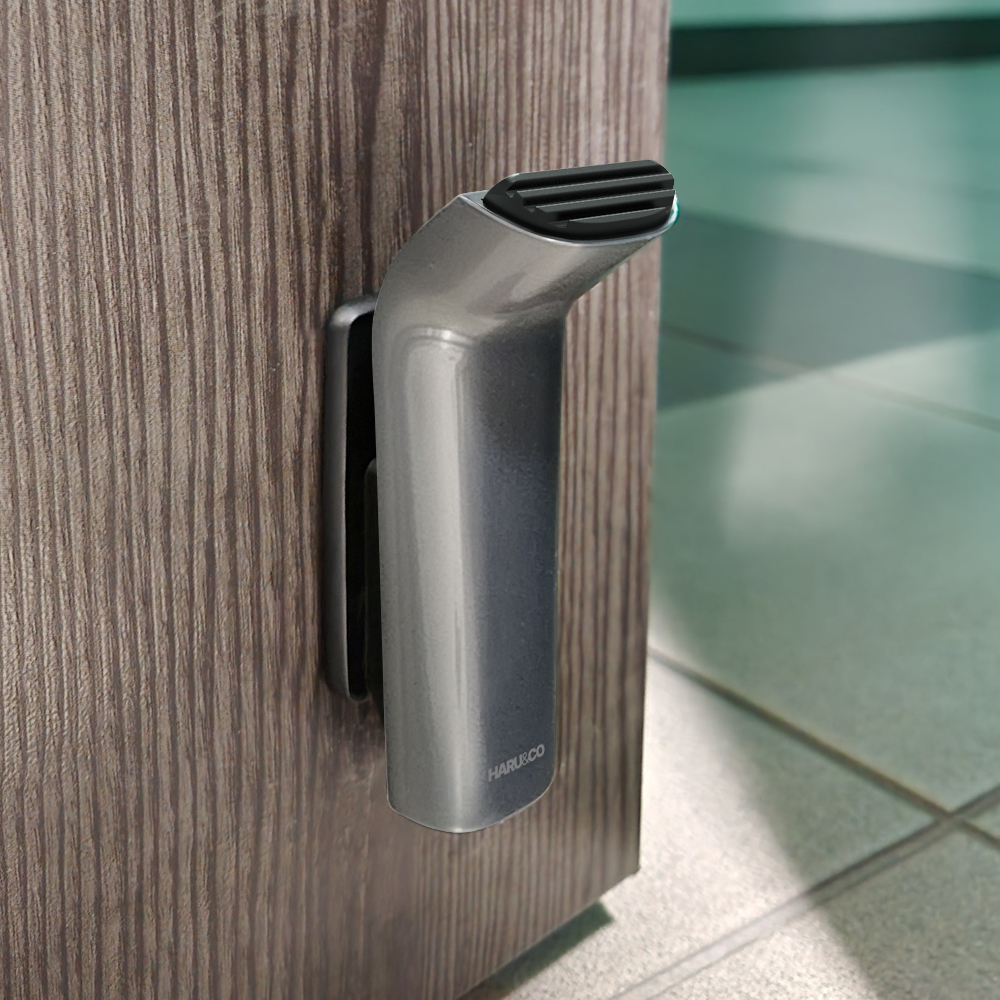 도어스토퍼 현관문 방화문 말발굽 현관 말굽 무타공 하루앤코 자석 반자동 오토폴딩 예쁜말발굽