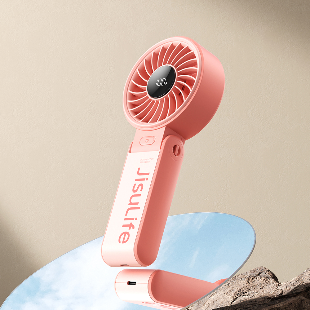 지수라이프 BLDC 휴대용 선풍기 무선 손풍기 Life7 클라우드 핑크 (5000mAh) - 상세 이미지 2
