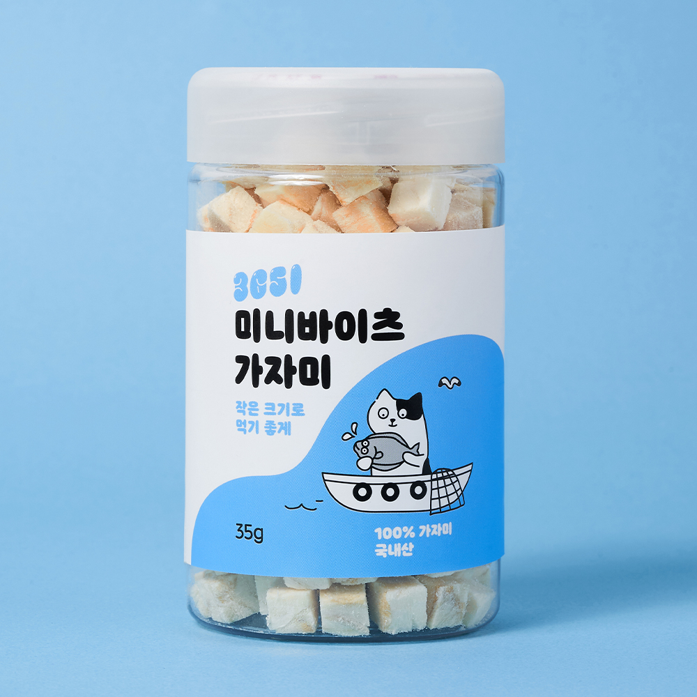 3651 미니바이츠 고양이 트릿 간식 국내산 가자미, 35g, 1개 제품 이미지