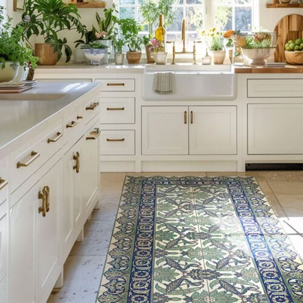 베이자플로우 PVC 타일 러그 - 아르메니안 시에나 180 x 260 cm