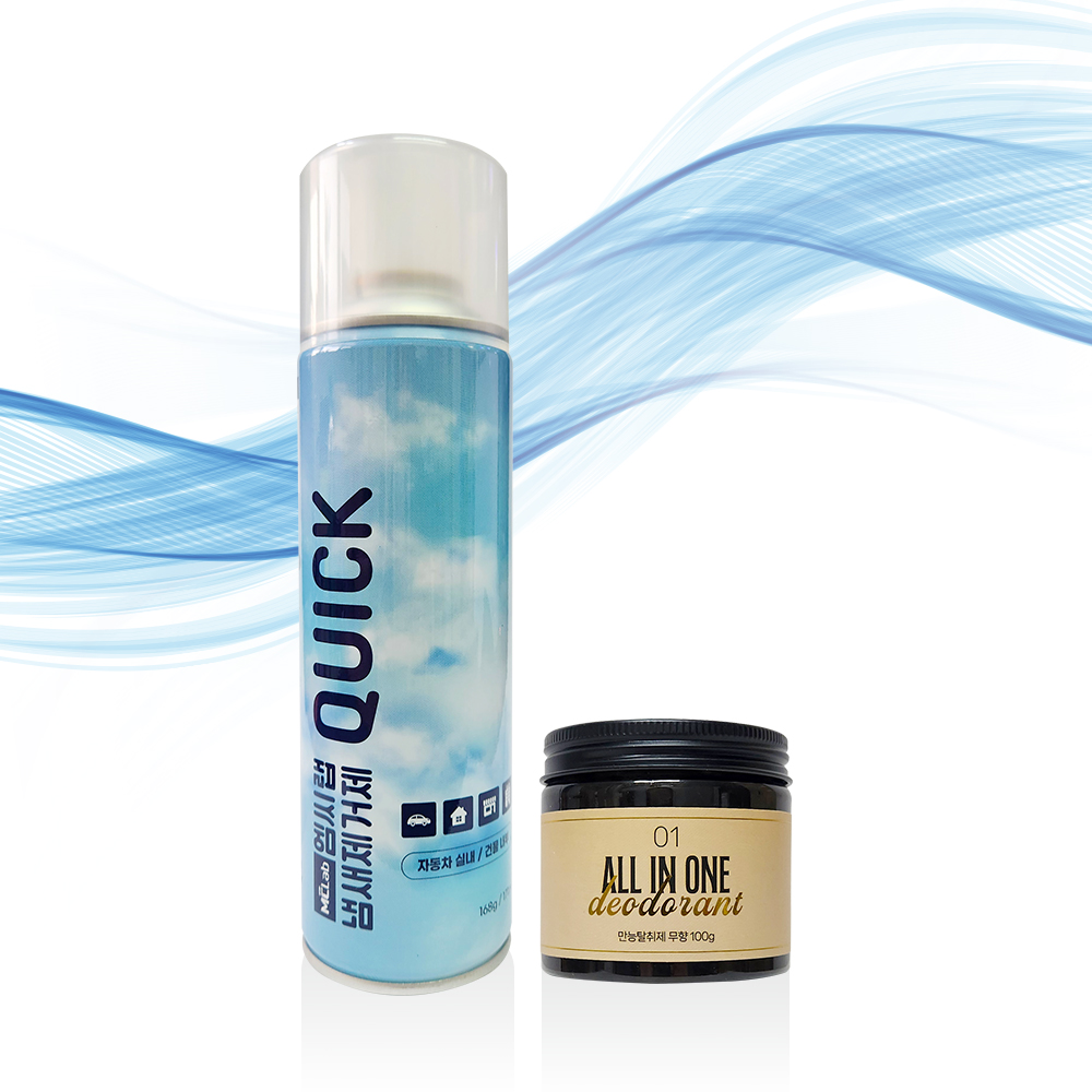 엠씨랩 차량용 탈취제 자동차 실내 에어컨 담배 냄새 제거 스프레이 냄새제거제퀵+비즈무향100g