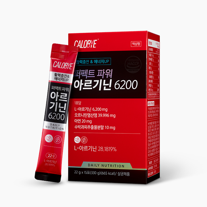 칼로바이 퍼펙트 파워 아르기닌 6200 고함량 22g x 15포 - 상품 이미지