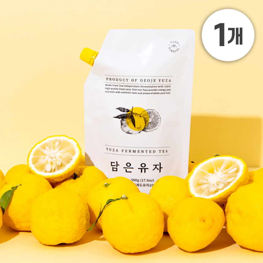 몬더스 거제도 담은유자 500g, 1개