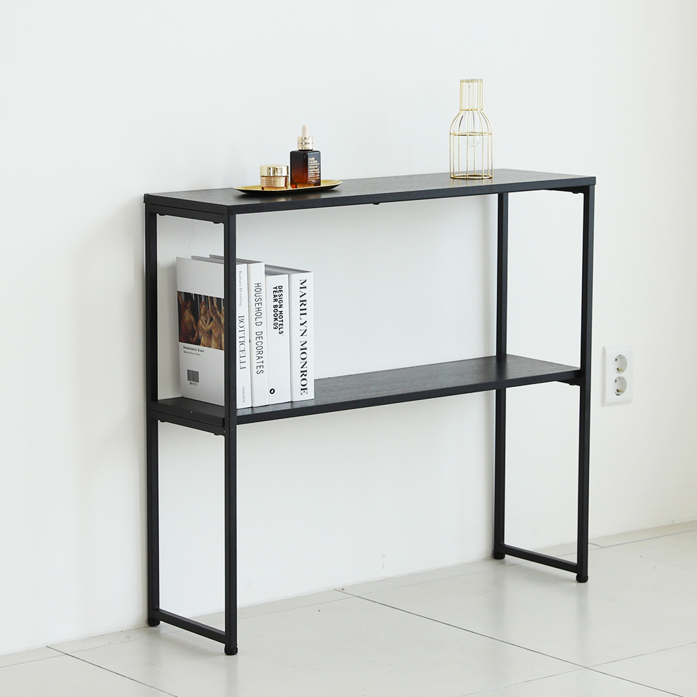 장인가구 엘리스 폭좁은 2단 콘솔 800