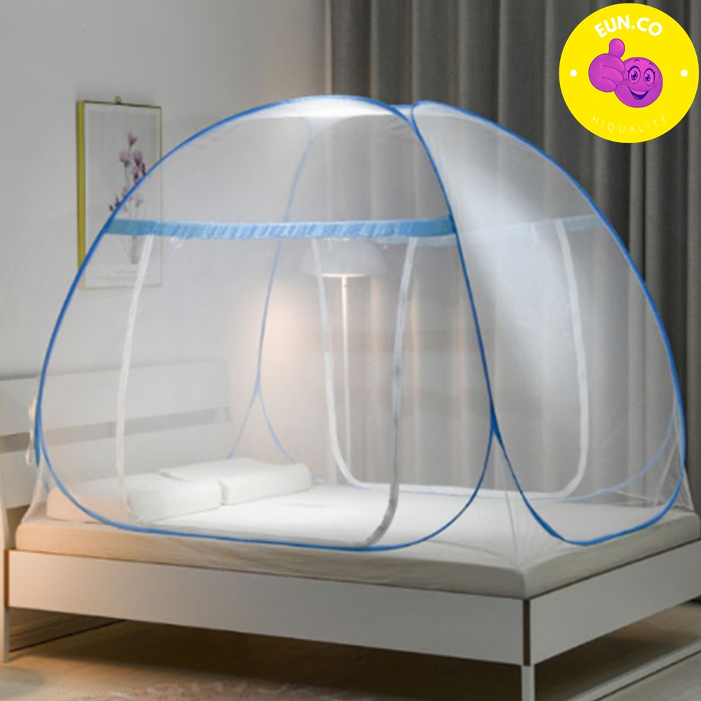 여름철 모기대비 원터치 모기장 올사이드 망사 모기텐트