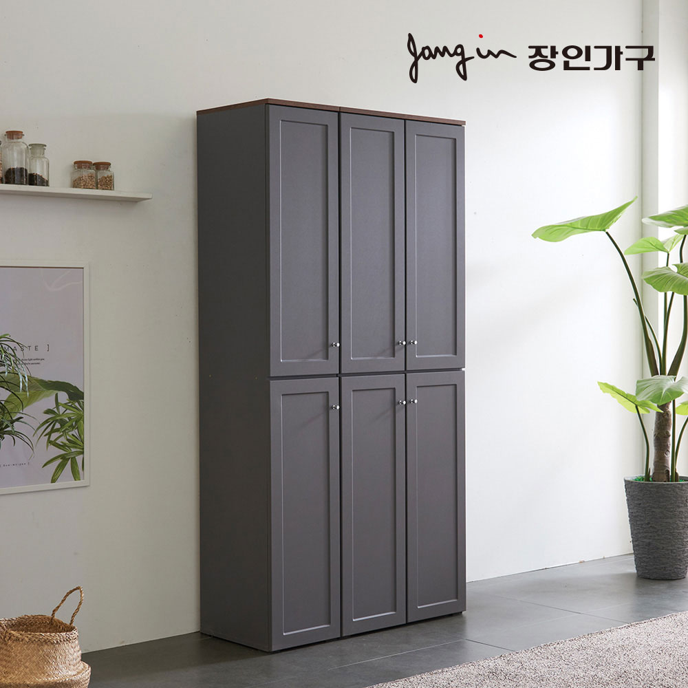 장인가구 쉐프GR 1800 다용도 주방수납장+틈새장 - 상세 이미지 3