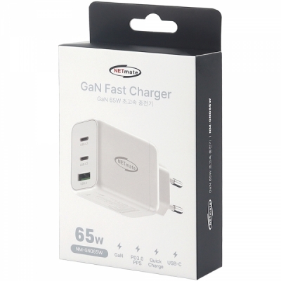 강원전자 넷메이트 USB PD GaN C타입 초고속 멀티 충전기 65W - 상세 이미지 3