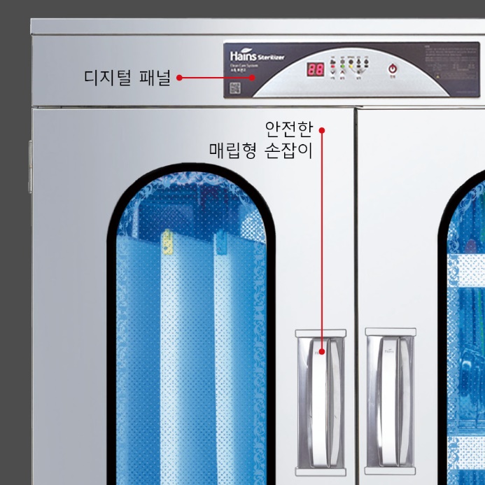 자외선살균소독기 120장 열풍건조기 행주 살균건조소독기 - 상세 이미지 2