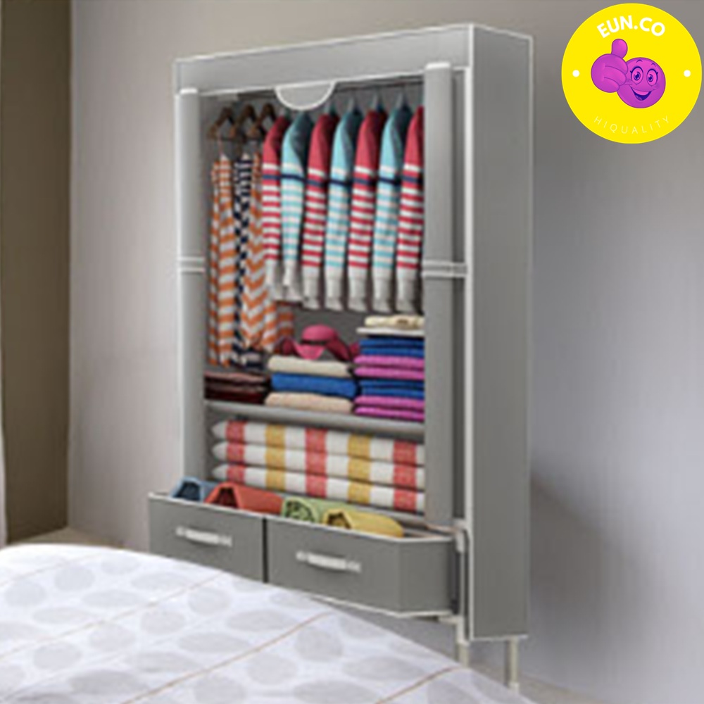 안방 행거 냄새차단 드레스룸시스템장 원룸옷장 - 상품 이미지