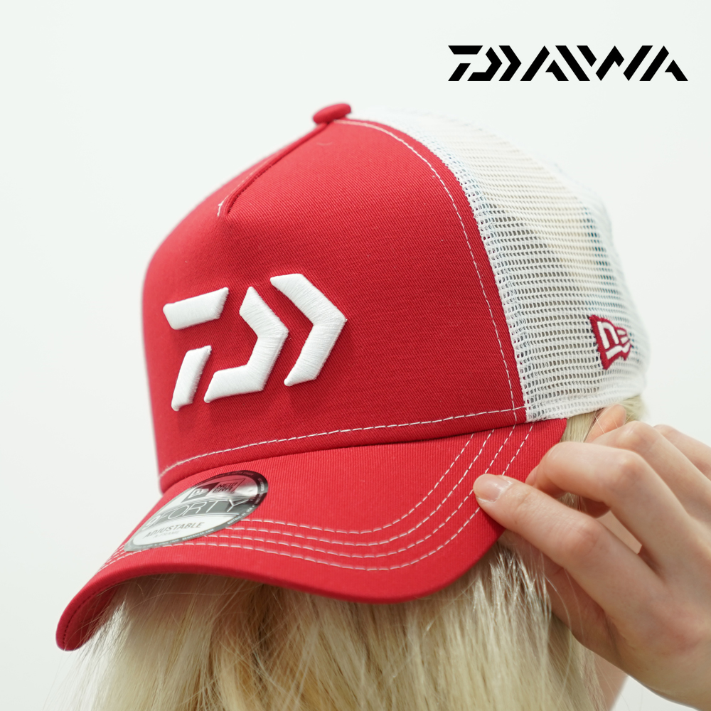 다이와 DC-5504NK 메쉬캡 뉴에라 콜라보 낚시모자 레드 (503290)