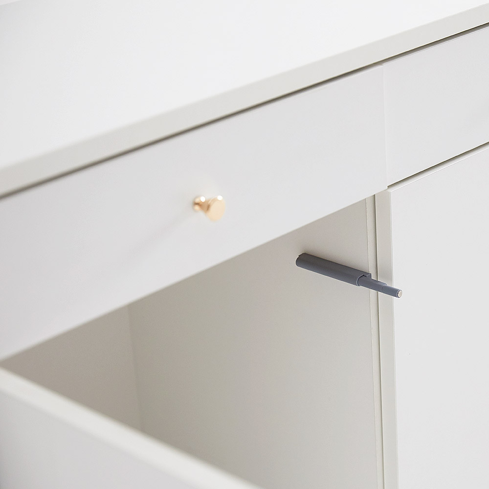 장인가구 로지 모던 사이드보드장 TV 티비다이 높은 거실장 1800