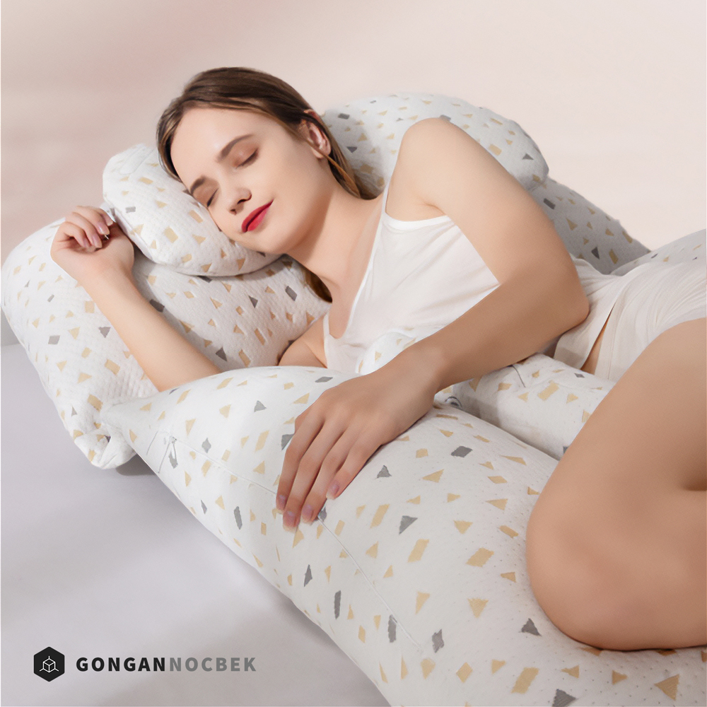 임산부 베게 U자 바디필로우 배 쿠션 배받침 배게 산모 - 상세 이미지 2