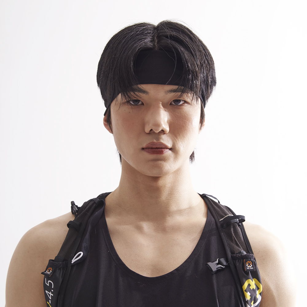 그리핏 흡한속건 3M 반사 프린팅 초경량 러닝 트레일 마라톤 운동 스포츠 헤어밴드 이미지 6