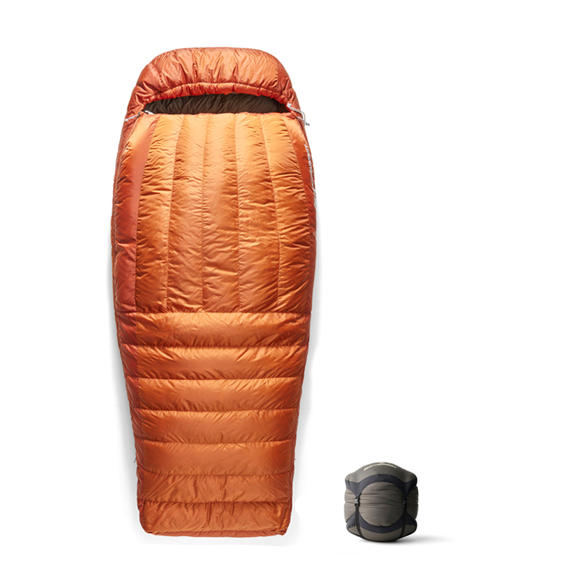 씨투써밋 베이스캠프 -9도 다운 침낭 레귤러, 오렌지