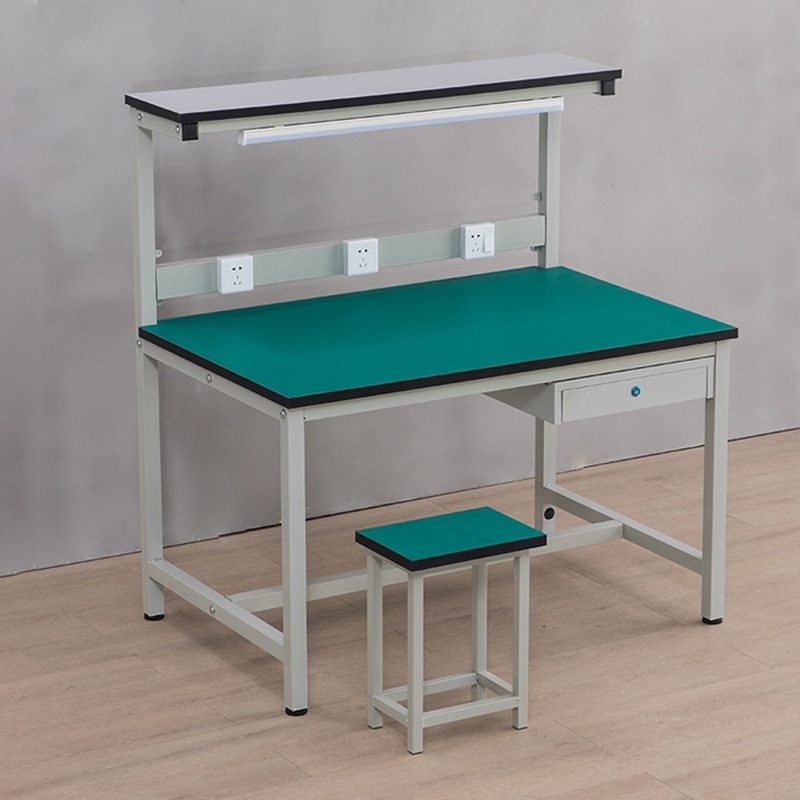 제전테이블 검사 실험실 납땜 조립 라인 작업 클린룸 제트 150x60x75+단일레이어작업대 - 상세 이미지 5