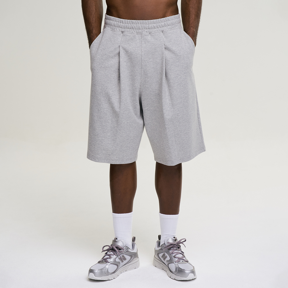 [슈퍼특가] 남자 여성 원턱 오버핏 버뮤다 팬츠 트레이닝바지 짐웨어 운동복 쇼츠 밴딩 반바지 공용