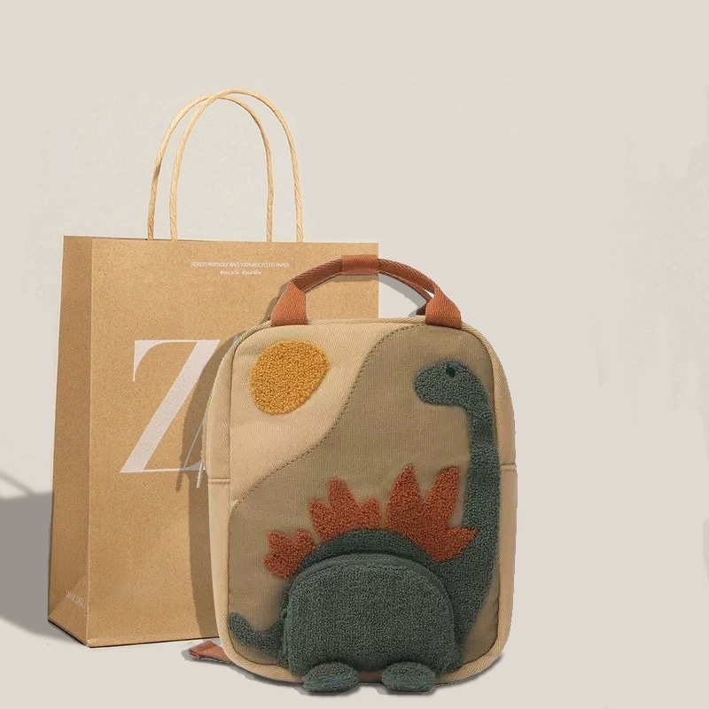 미니 다이노 백팩 귀여운 캔버스 책가방