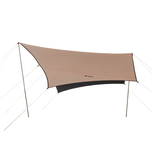 로고스 트래드캔버스 와이드 블랙코팅 헥사타프