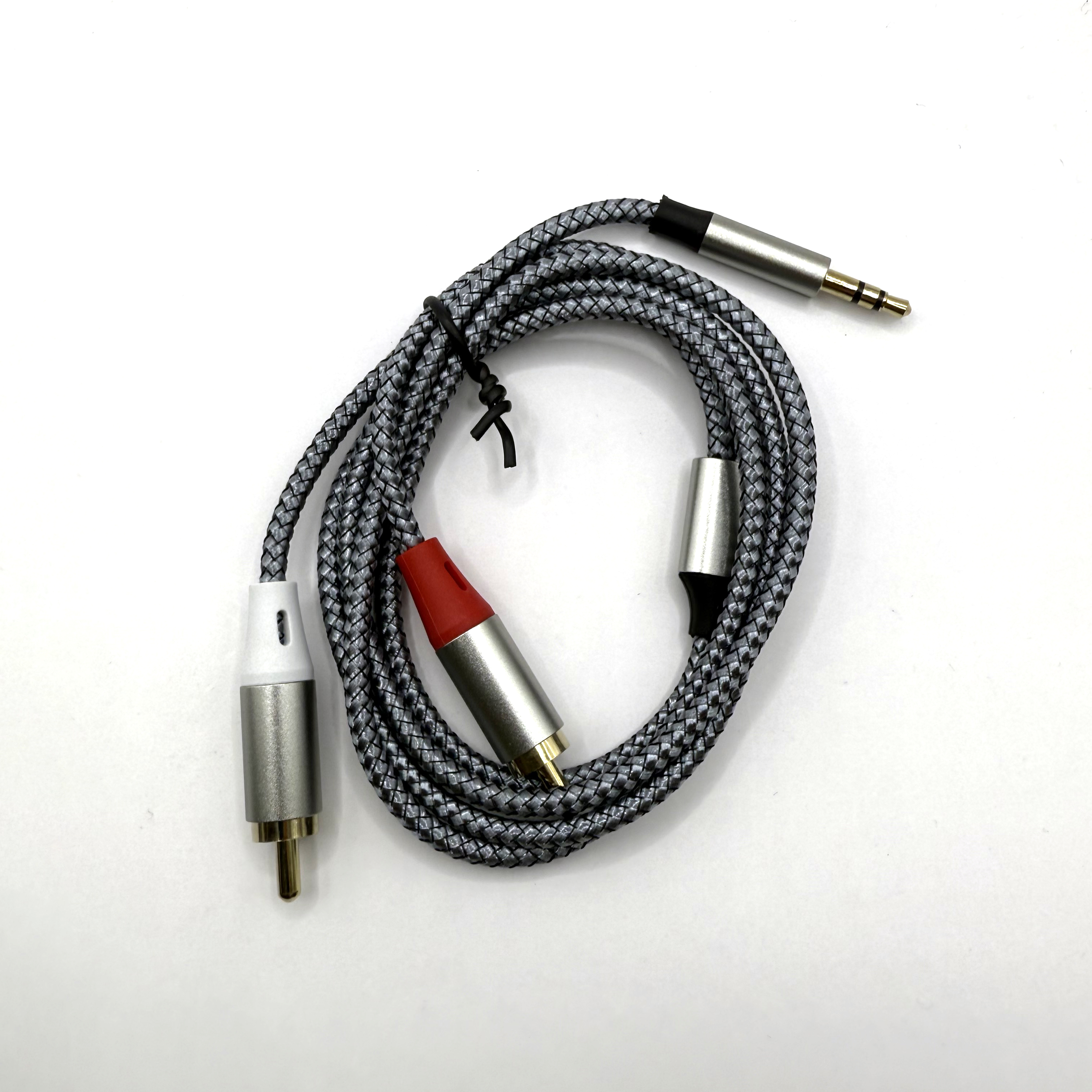 2 RCA to 3.5mm 3.5toRCA 케이블 1M 스테레오 AUX 오디오 스피커 - 상세 이미지 2