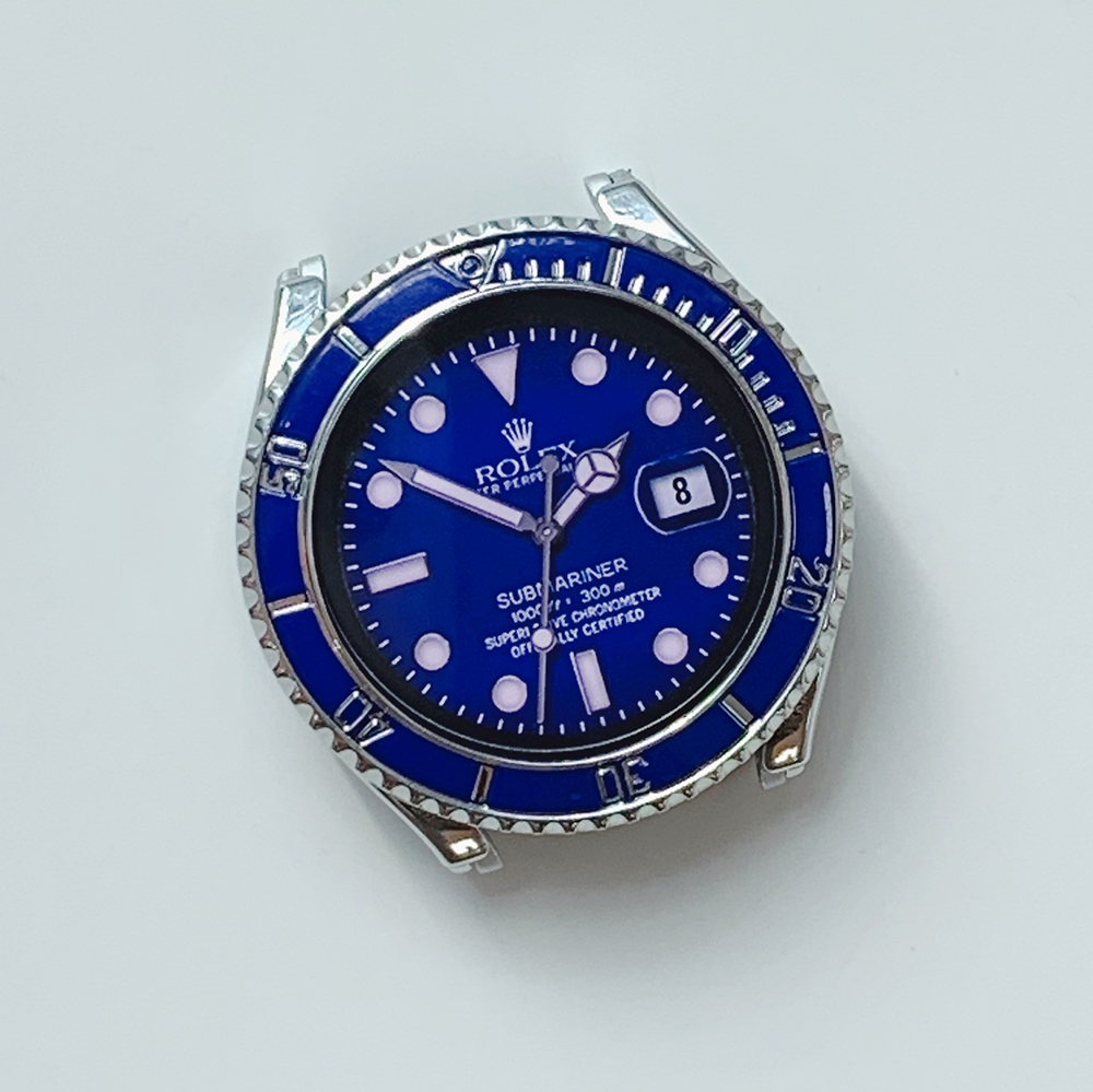 우먼스9999 마리너 케이스 강화유리 필름 세트 갤럭시 워치6, 44mm, 블랙콤비 이미지 8