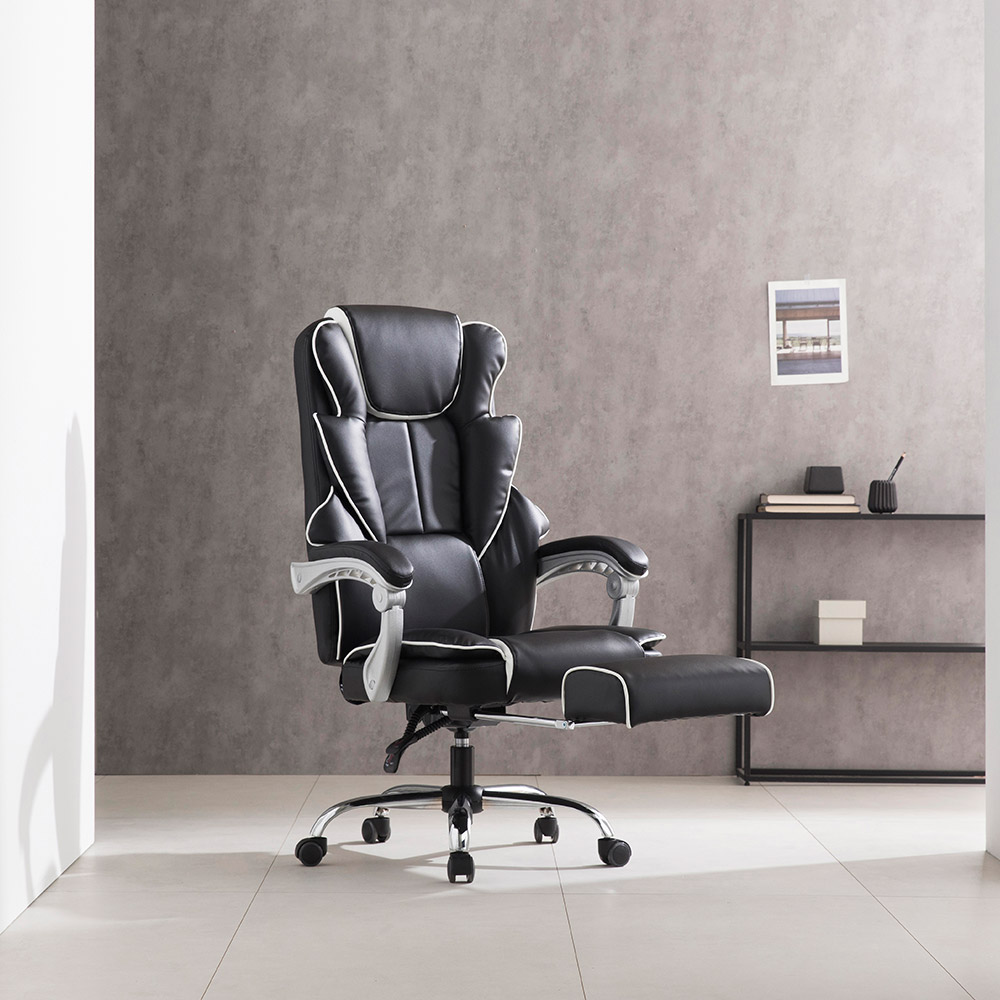 장인가구 뮌헨 리클라이너 침대형 게이밍 학생 pc방 사무용의자 체어