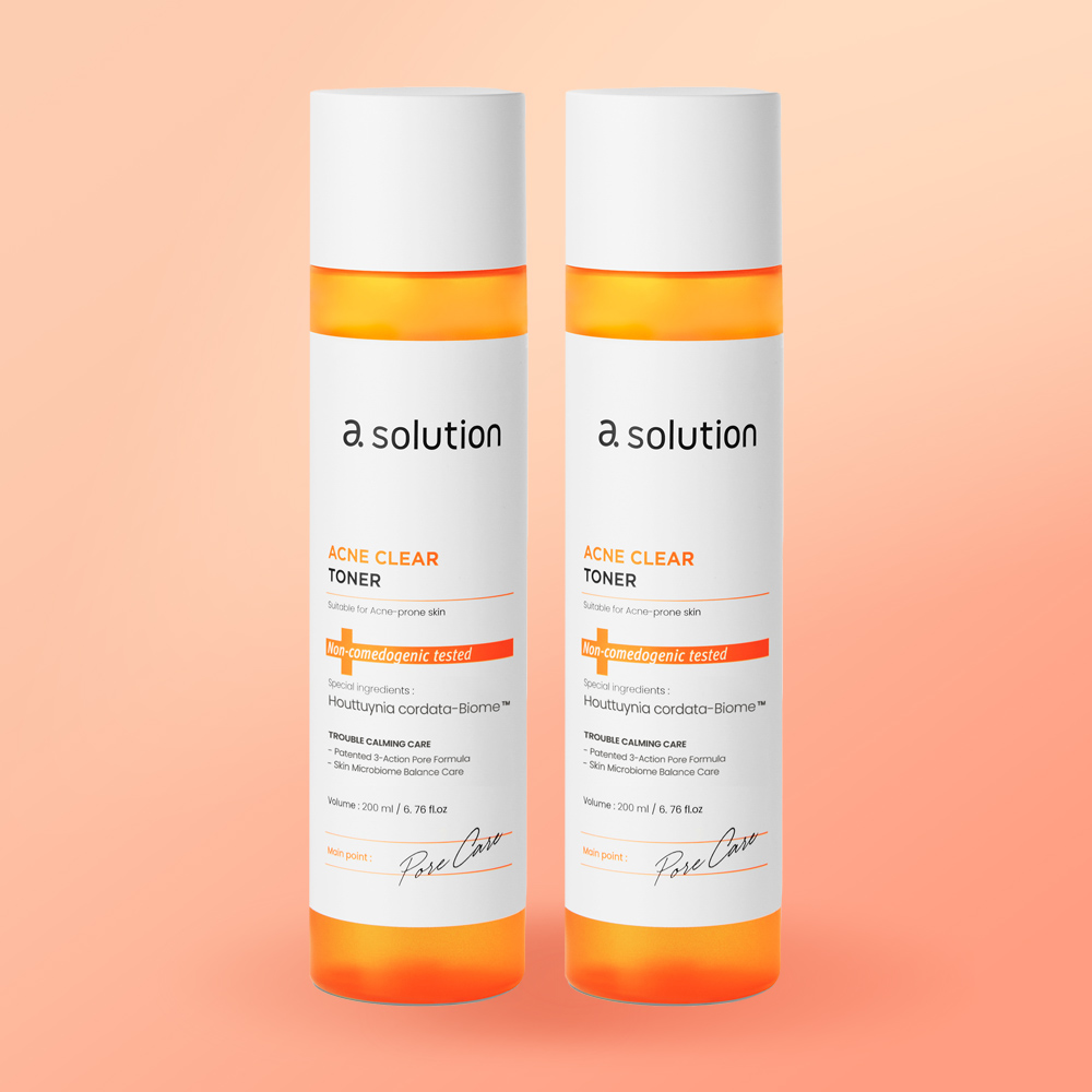 완전 추천 최고의 아크네 클리어 토너, 개선된 삶의 질! 2 닷솔루션 에이솔루션 아크네 클리어 어성초 토너