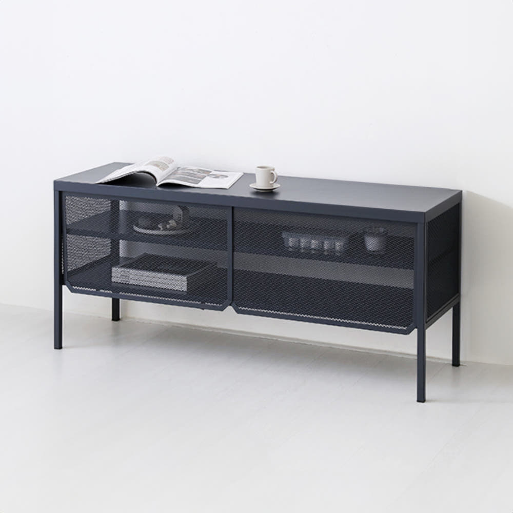 CHAPUL 캐비넷 수납장 1225x395x560mm, 2단, 솔리드베이지 5607.1839 - 상세 이미지 2