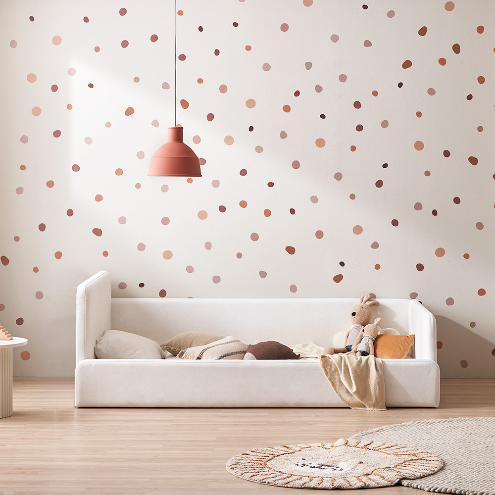 장인가구 하랑 E0 패브릭 슬림헤드 저상형 데이베드 패밀리침대 SS +낮은포켓14T