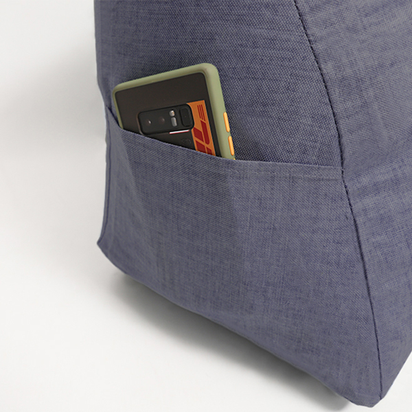 더베딩샵 1+1 삼각 등받이쿠션 허리 쇼파 침대 쿠션