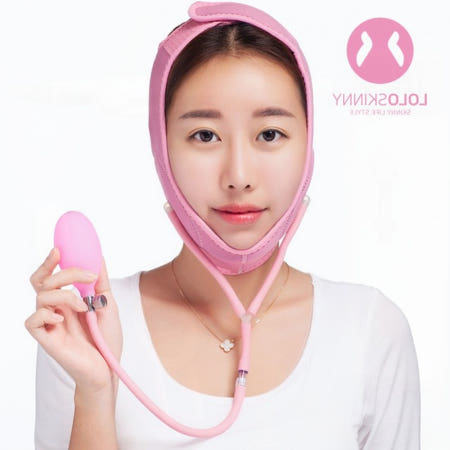 얼굴 리프팅 밴드 이중턱 탄력 고민 관리 지압 피부