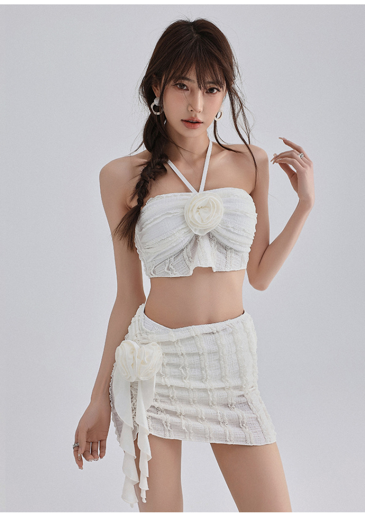 [2색]🏝️러블리 인싸템 3PCS 비키니 세트💖 슬림핏 & 군살 커버 효과 상세 이미지 3
