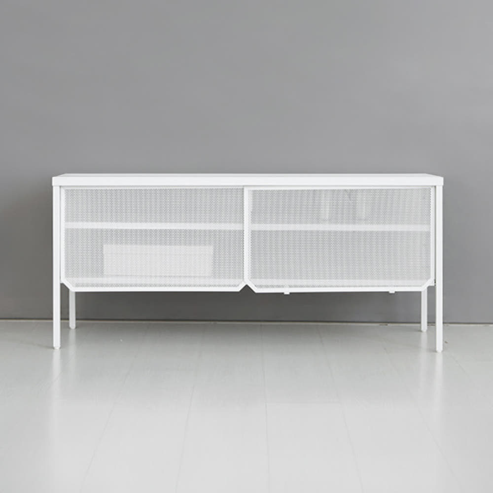 CHAPUL 캐비넷 수납장 1225x395x560mm, 2단, 화이트 5068.6989 - 메인 이미지