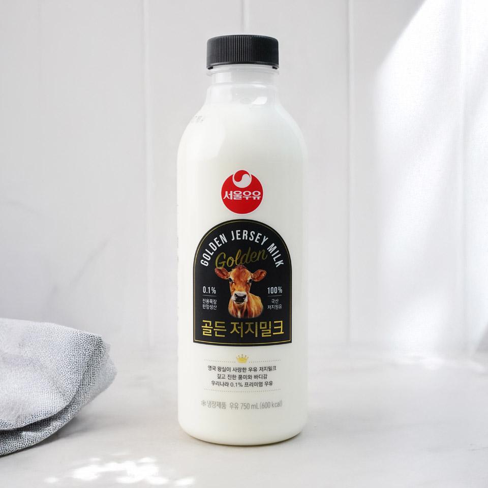 메가마트 서울우유 골든저지 우유  750ml - 상품 이미지