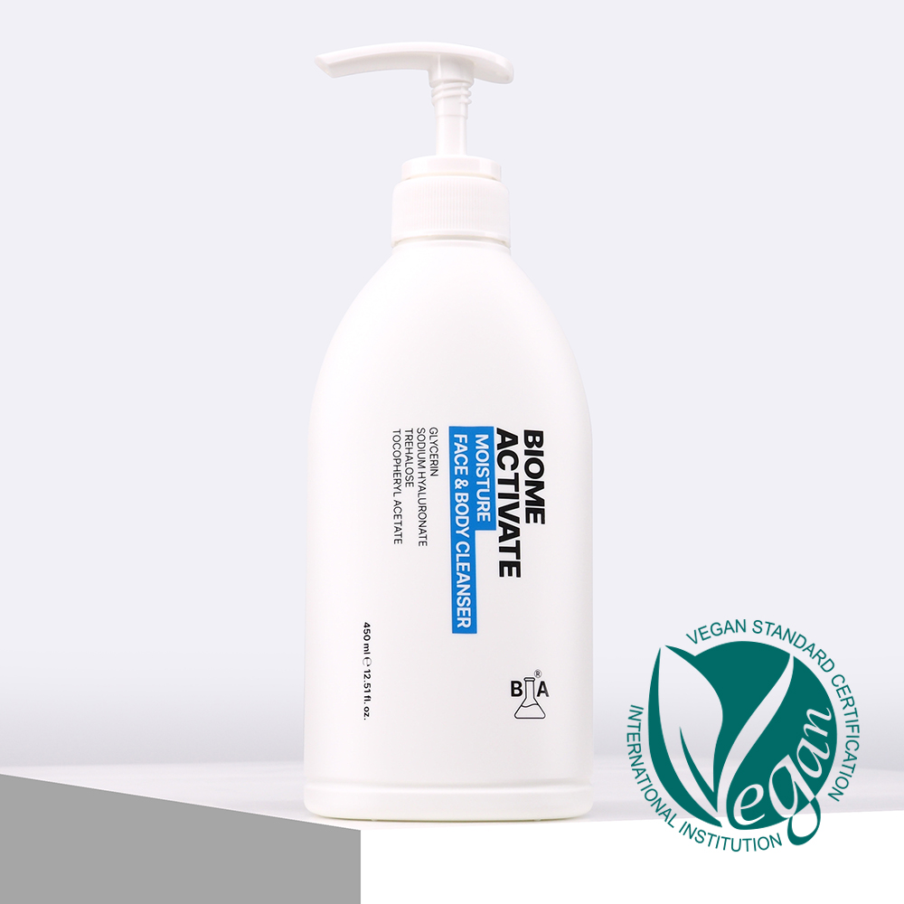 [바액] 모이스처 바디 클렌저 [450ml] 올인원멀티유즈 글리세린30% 머리부터 발끝까지 고보습 마일드 저자극 약산성 수분장벽