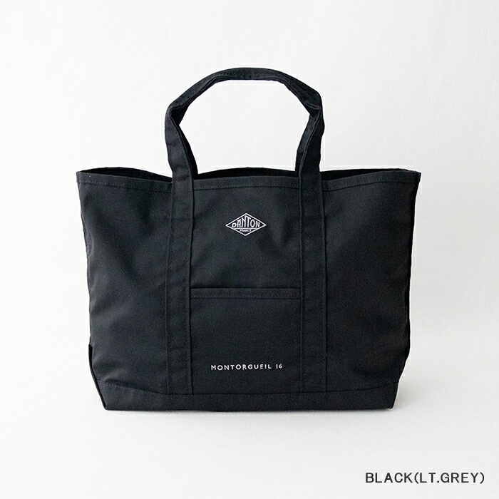 단톤 25SS MONTORGUEIL캔버스 마르쉐백 토트백 블랙 - 상세 이미지 2
