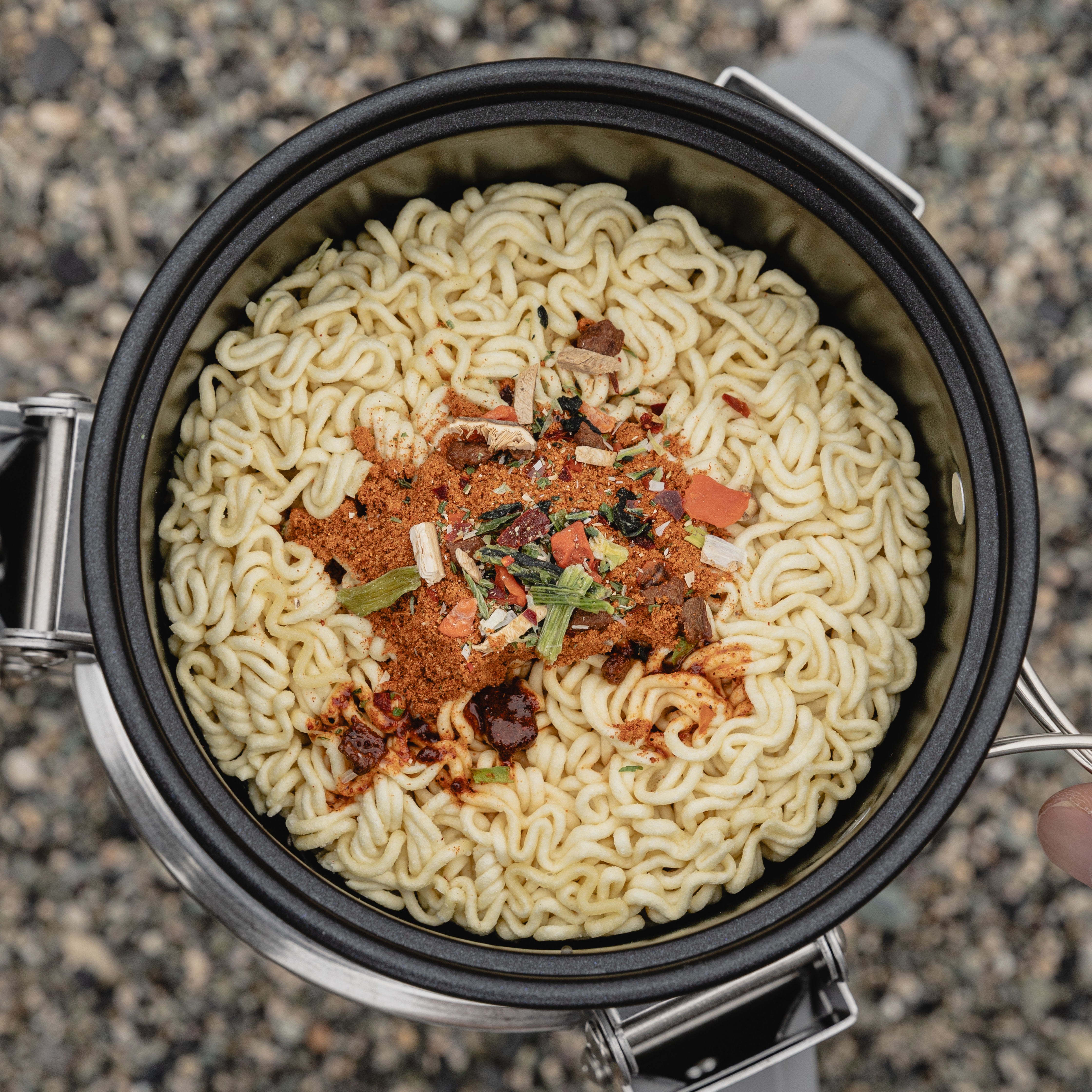 티에라 캠핑 백패킹 냄비 800ml 티타늄코팅 뚜껑포함 휴대용 논스틱 프라이팬 냄비 - 상세 이미지 3