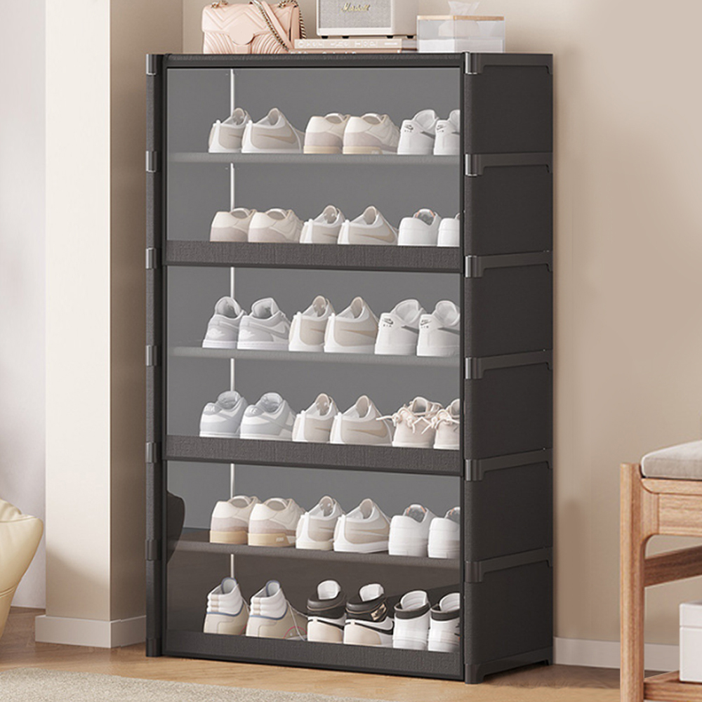 미니신발장 원룸신발 철제신발장 커버 불투명