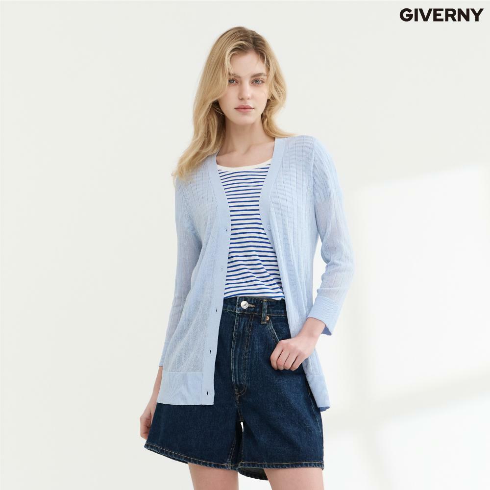 (런칭가 59,900원) 25SS 지베르니 시어 니트 가디건 [N23] - 상세 이미지 2