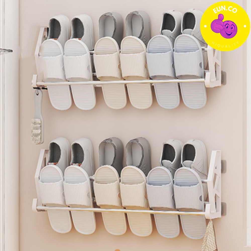 좁은현관 신발정리대 화장실 욕실 슬리퍼 거치대 최대하중 6kg