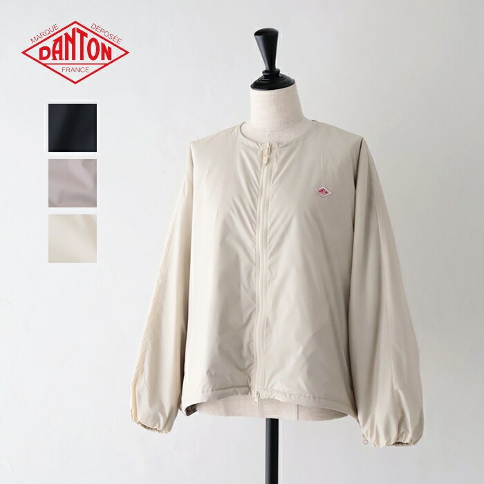 단톤 여성 INSULATION 카라리스 오버사이즈 자켓 DT-A0638SNT IVORY M - 메인 이미지