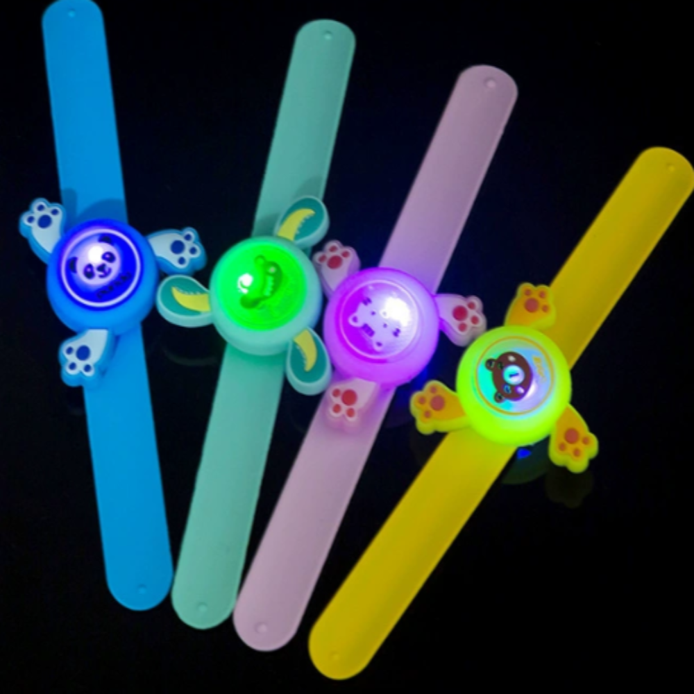 1+1어린이집답례품 스피너팔찌 led팔찌 유아 아기 바람개비 밴드 숲체험 유치원 생일선물