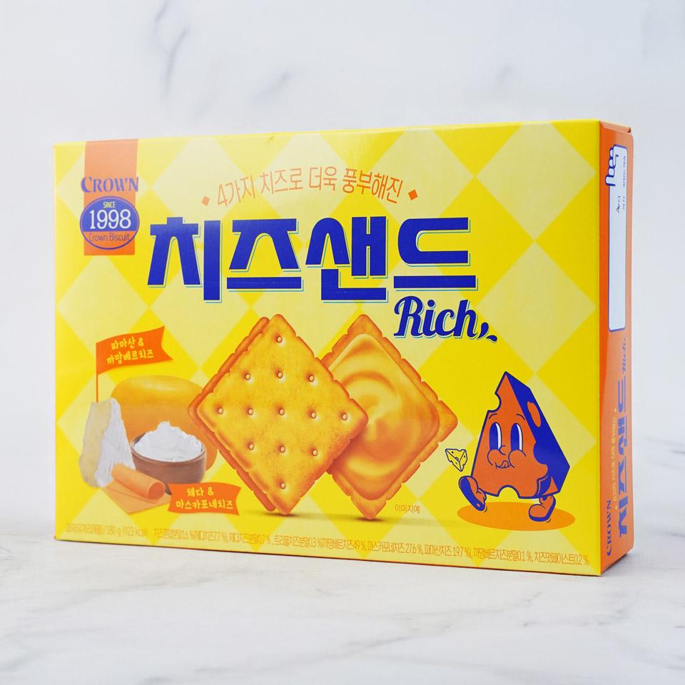 메가마트 크라운 치즈샌드(리츠) 180g - 상세 이미지 2