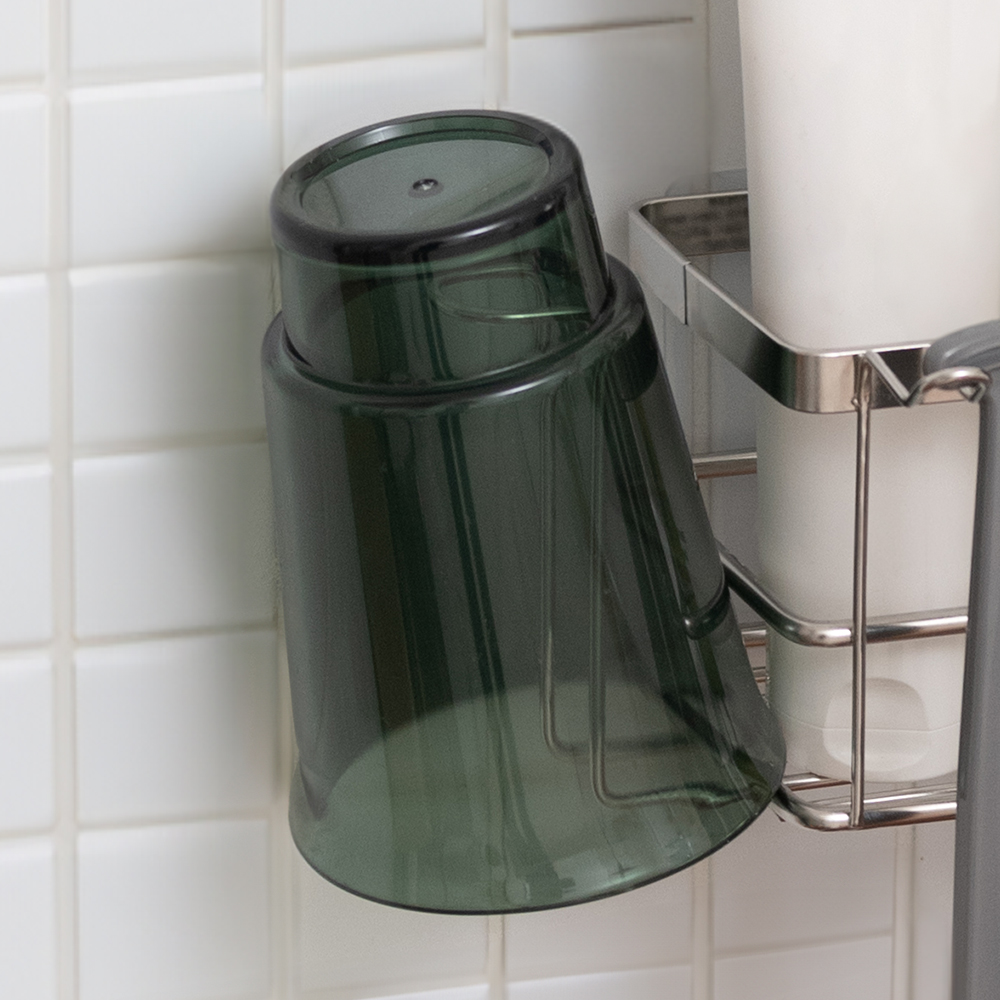 스파이더락 무타공 스텐 칫솔걸이 일반 욕실 칫솔꽂이 치약 면도기 거치대